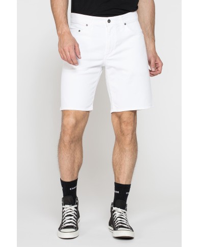 BERMUDA 5 TASCHE IN BULL DENIM COLOR CON TINTURA OLD