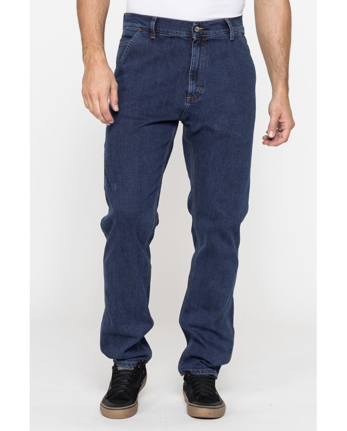 PANTALONE  WORKER MOD. 725 IN DENIM ELASTICIZZATO 12,5 oz.