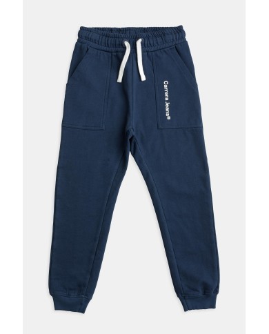 PANTALONE IN FELPA CON ELASTICO IN VITA