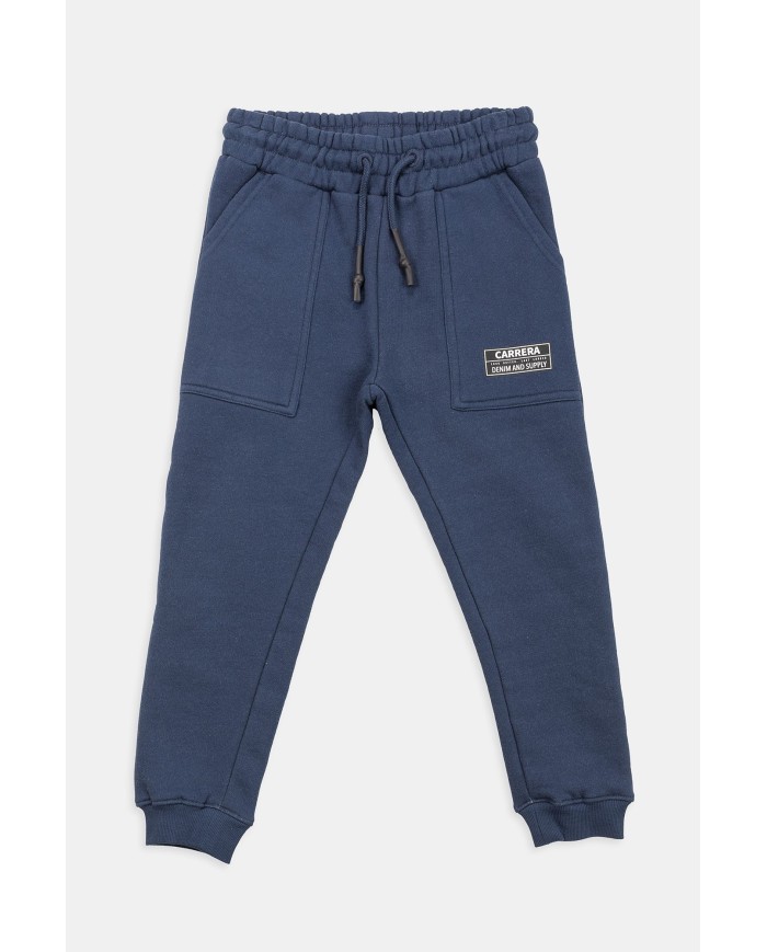 PANTALONE IN FELPA CON ELASTICO IN VITA