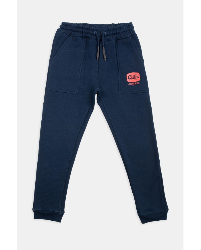 PANTALONE IN FELPA CON ELASTICO IN VITA