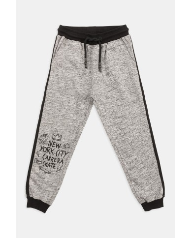 PANTALONE IN FELPA CON ELASTICO IN VITA