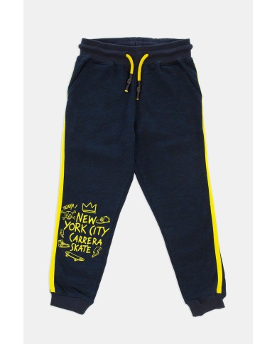 PANTALONE IN FELPA CON ELASTICO IN VITA