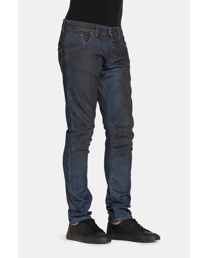 JEANS STRETCH MOD. 746. Cavallo basso gamba regolare