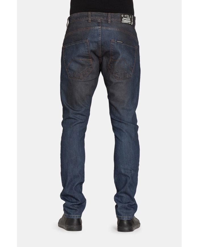 JEANS STRETCH MOD. 746. Cavallo basso gamba regolare