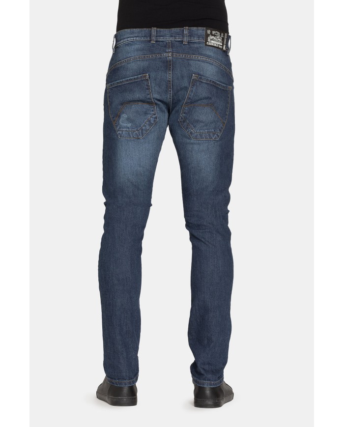 JEANS STRETCH MOD. 746. Cavallo basso gamba regolare