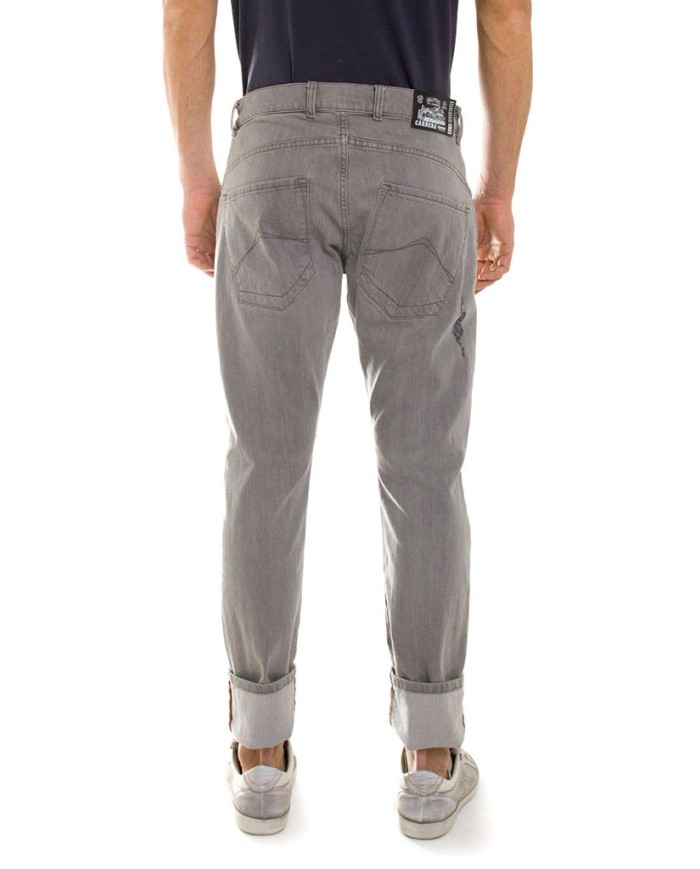 JEANS STRETCH MOD. 746. Cavallo basso gamba regolare