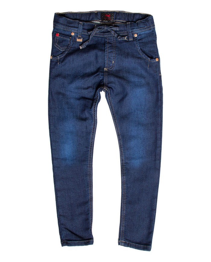 JOGGER JEANS CON COULISSE IN VITA