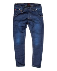 JOGGER JEANS CON COULISSE IN VITA