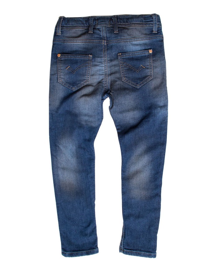 JOGGER JEANS CON COULISSE IN VITA