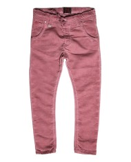 JOGGER JEANS COLORATO CON COULISSE IN VITA