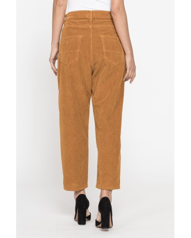 PANTALONE ANTI FIT MOD.751A IN VELLUTO A COSTA LARGA