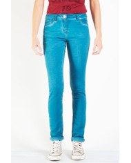 JOGGER JEANS COLORATO MOD 752. Vita e gamba regolare.