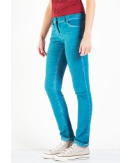 JOGGER JEANS COLORATO MOD 752. Vita e gamba regolare.