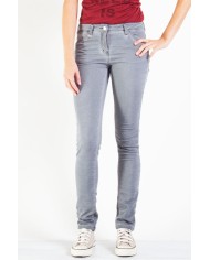 JOGGER JEANS COLORATO MOD 752. Vita e gamba regolare.