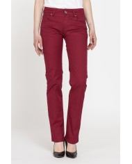 PANTALONI IN GABARDINA STRETCH. Vita regolare e gamba regolare.