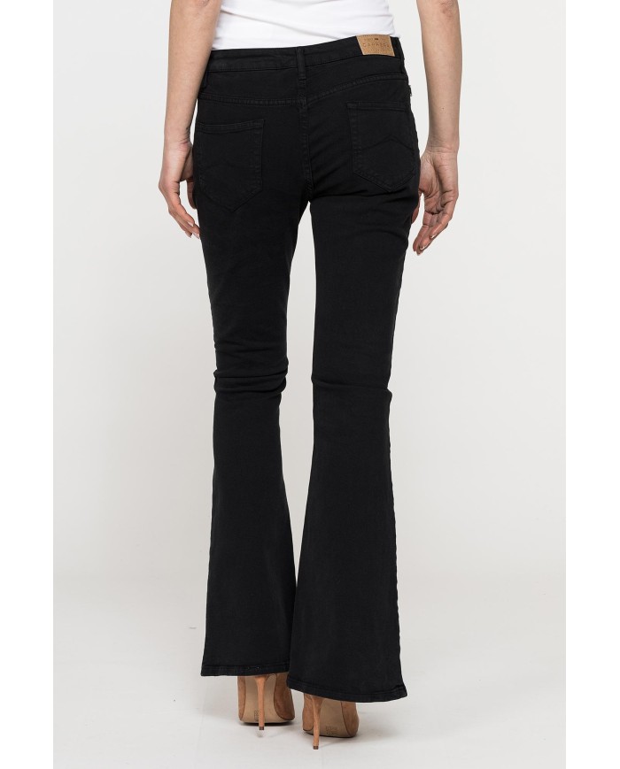 PANTALONE BOOTCUT CON TASCHE FRONTALI IN BULL DENIM