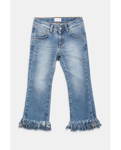 JEANS 5 TASCHE SVASATO