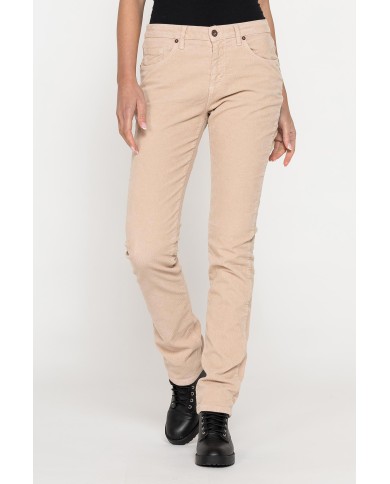 PANTALONE IN VELLUTO STRETCH MOD. 752