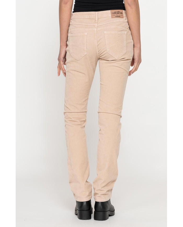 PANTALONE IN VELLUTO STRETCH MOD. 752