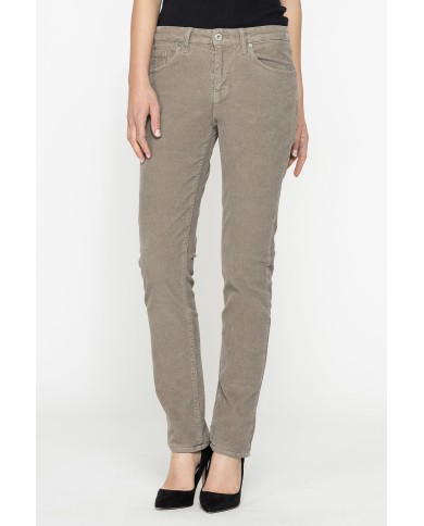 PANTALONE IN VELLUTO STRETCH MOD. 752