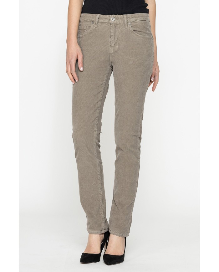 PANTALONE IN VELLUTO STRETCH MOD. 752