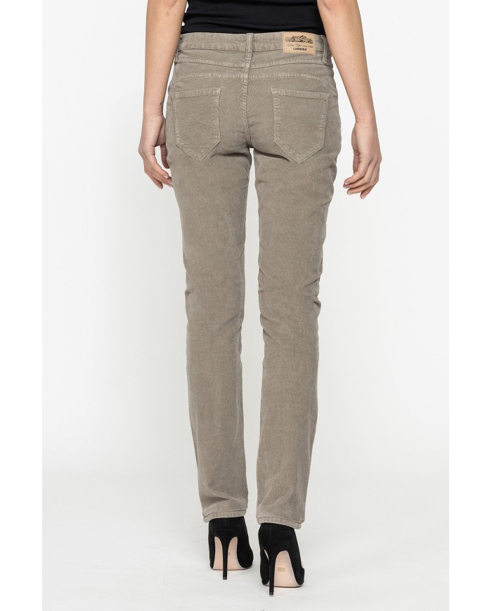 PANTALONE IN VELLUTO STRETCH MOD. 752