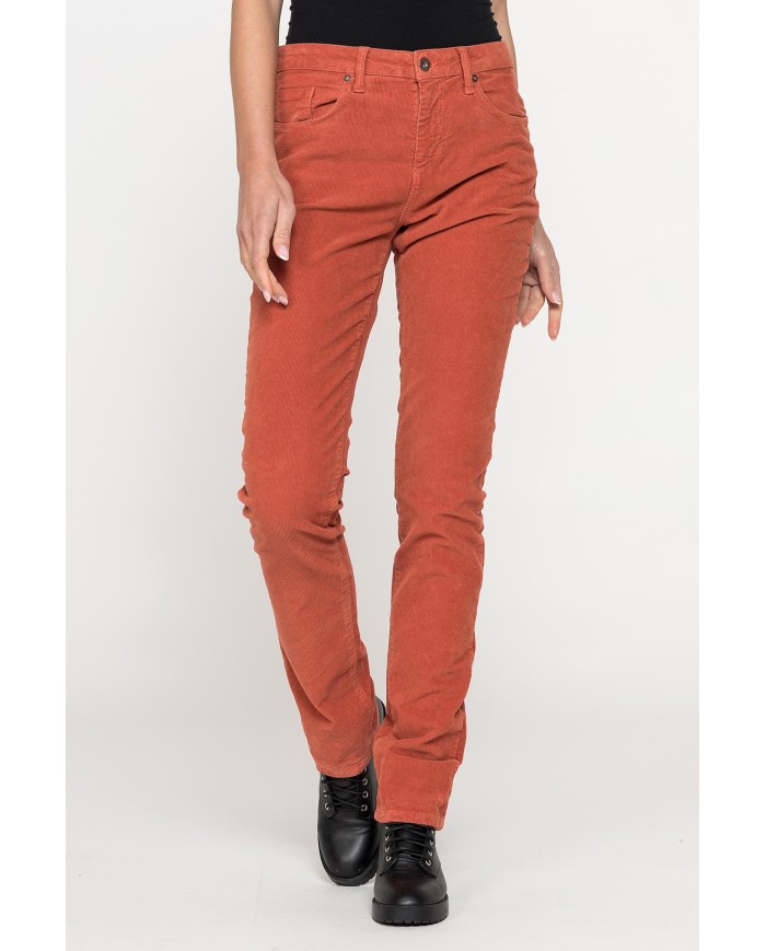 PANTALONE IN VELLUTO STRETCH MOD. 752