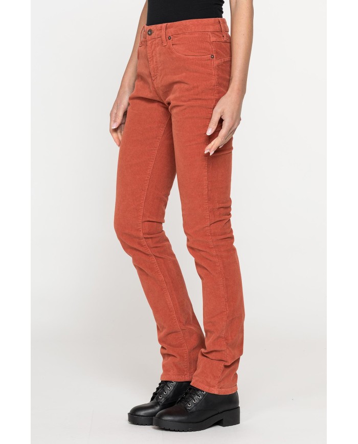 PANTALONE IN VELLUTO STRETCH MOD. 752