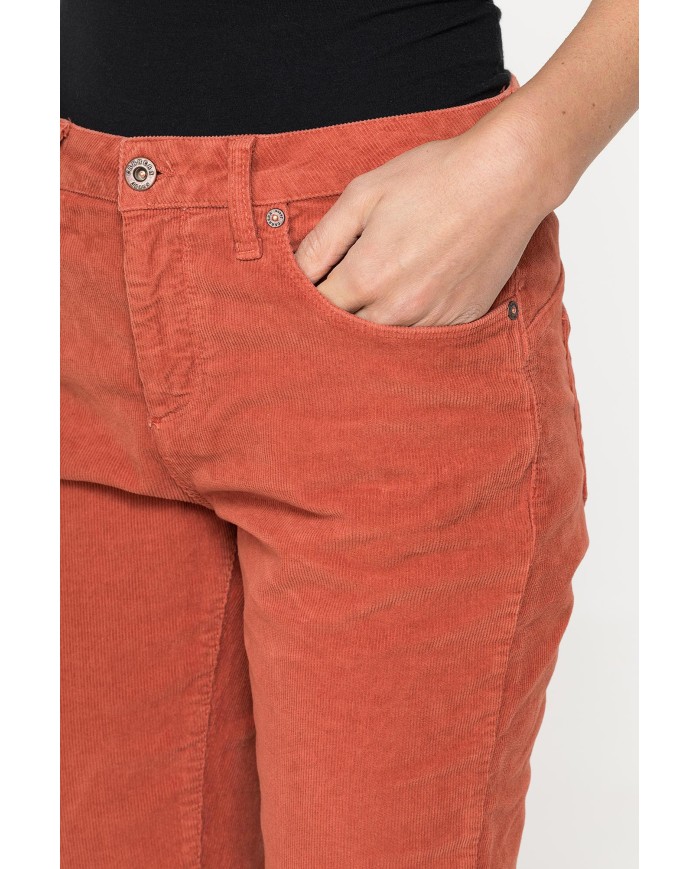 PANTALONE IN VELLUTO STRETCH MOD. 752