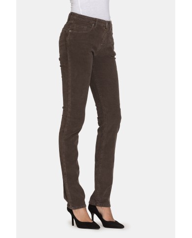 PANTALONE IN VELLUTO STRETCH MOD. 752