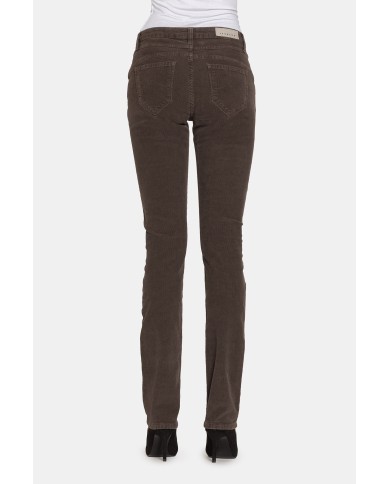 PANTALONE IN VELLUTO STRETCH MOD. 752