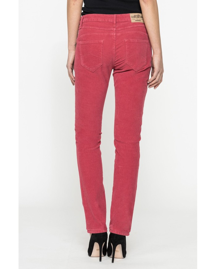 PANTALONE IN VELLUTO STRETCH MOD. 752