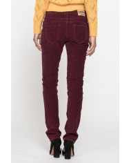 PANTALONE IN VELLUTO STRETCH MOD. 752