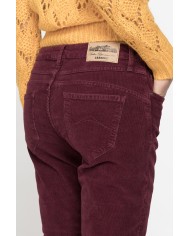 PANTALONE IN VELLUTO STRETCH MOD. 752