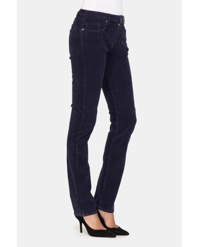 PANTALONE IN VELLUTO STRETCH MOD. 752