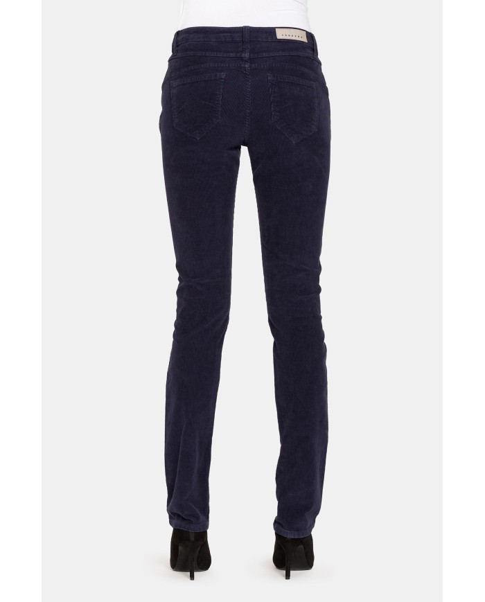 PANTALONE IN VELLUTO STRETCH MOD. 752