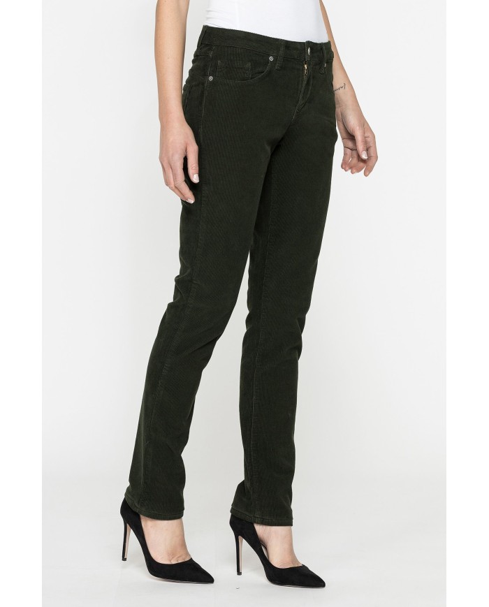 PANTALONE IN VELLUTO STRETCH MOD. 752