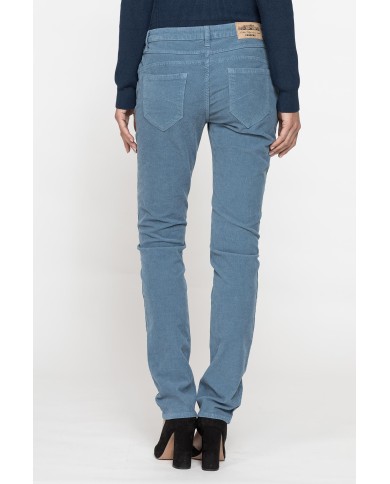 PANTALONE IN VELLUTO STRETCH MOD. 752