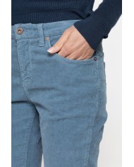 PANTALONE IN VELLUTO STRETCH MOD. 752