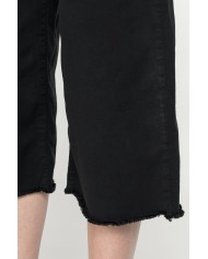 PANTALONI CULOTTE IN GABARDINA LEGGERA 