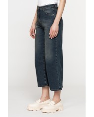 JEANS CULOTTE 5 TASCHE IN DENIM STRETCH 12,5oz