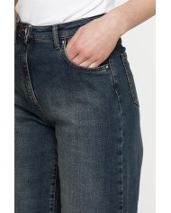 JEANS CULOTTE 5 TASCHE IN DENIM STRETCH 12,5oz