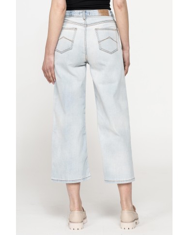 JEANS CULOTTE 5 TASCHE IN DENIM STRETCH 12,5oz