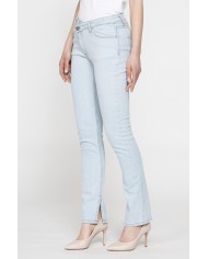 JEANS 5 TASCHE CON SPACCO SUL FONDO