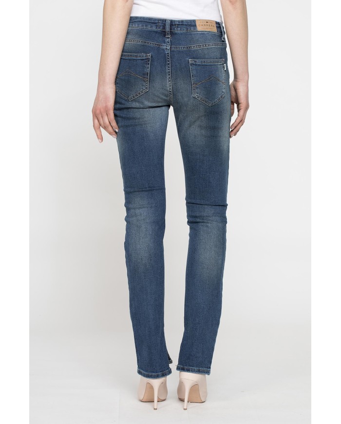 JEANS 5 TASCHE CON SPACCO SUL FONDO