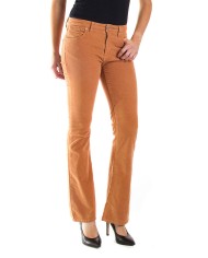 PANTALONE BOOTCUT IN VELLUTO STRETCH. MOD. 752. Vita regolare e gamba regolare