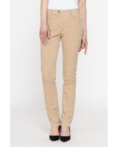 VELLUTO 1000r STRETCH MOD. 753. Vita alta e gamba regolare.