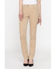 VELLUTO 1000r STRETCH MOD. 753. Vita alta e gamba regolare.