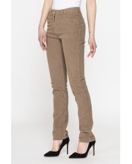 VELLUTO 1000r STRETCH MOD. 753. Vita alta e gamba regolare.